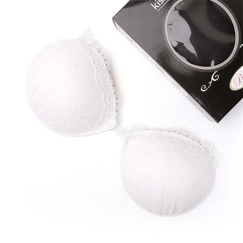 White Lace Charming Invisible Adhesive Bra For Wed15