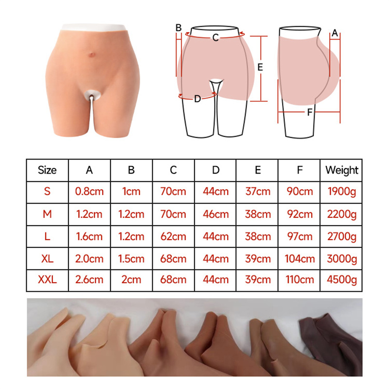 Pads Panties Enhancer Hip Butt Lift Soft Silicone 06