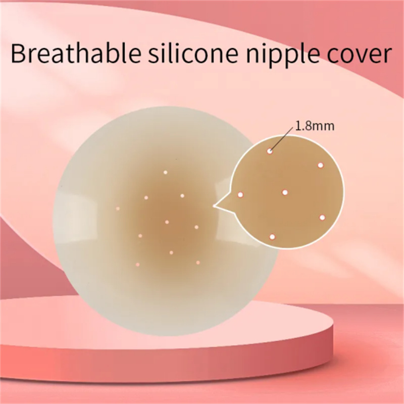 Strapless Breathable Hole Silicone Nipple Cover