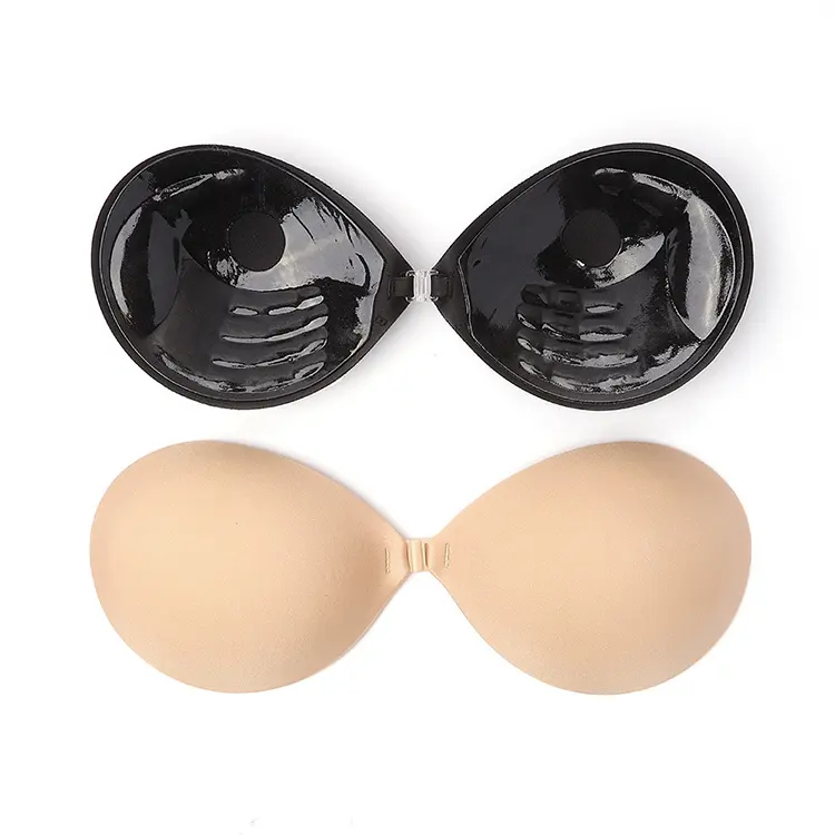 Hot Selling Private Label Big Round Bra Cups Adhesive Breathable Bra 