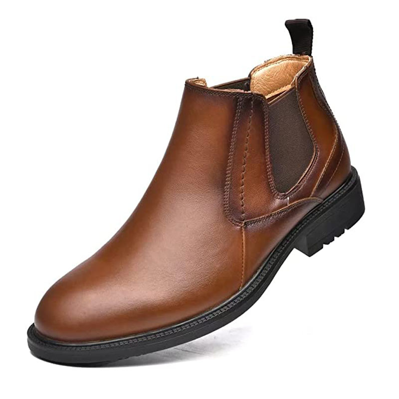 Elastic Comfortable Casual Shoes Chelsea Boots For Men