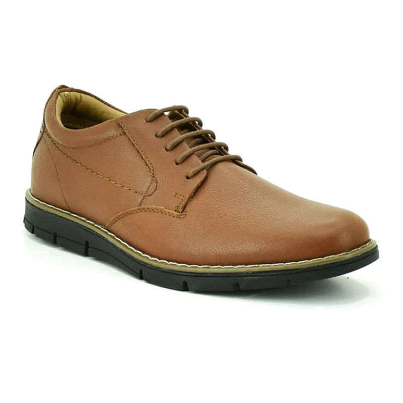New Fashion Trend Wholesale Lace-Up Stock Men Leather Shoes 