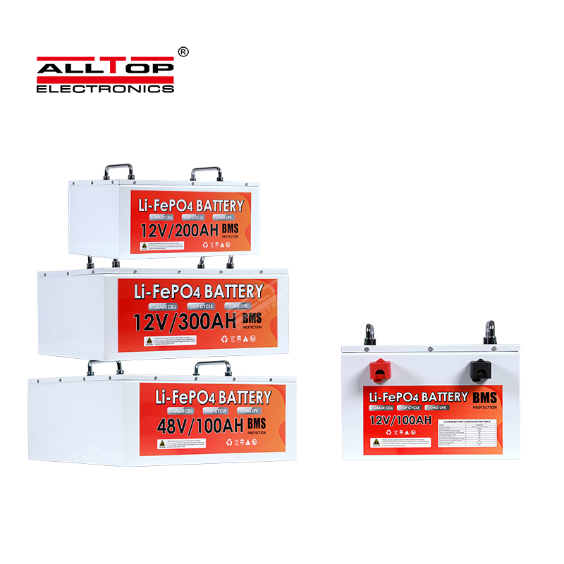  ALLTOP 2022 48v 12v 7ah Holder For Batteries 320ah 3.2v Trey 100w Lifep04 Battery