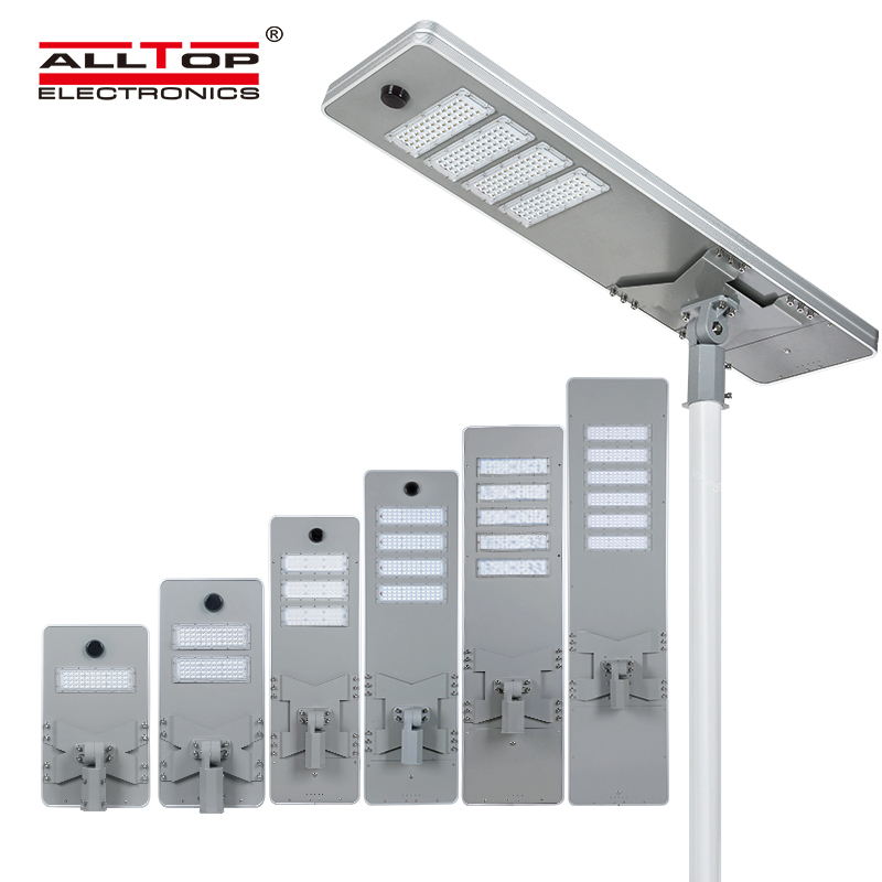 Alltop Best High Power Mast Solar Highway Lights All In One Led Solar Street High Quality Brightness Light