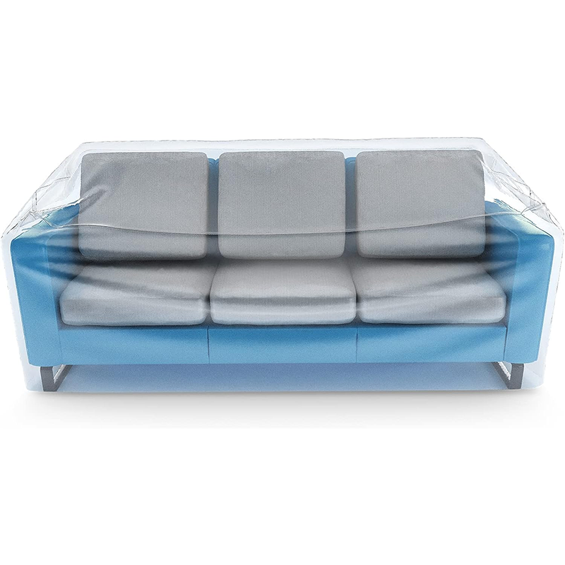 Plastic Couch Cover Plastic Furniture Cover Thick Clear Couch Cover for Moving and Long Term Storage