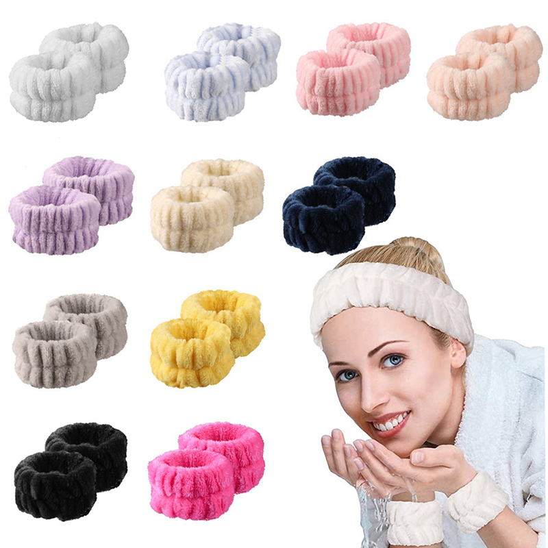 wrist bands towels for women face wash headband