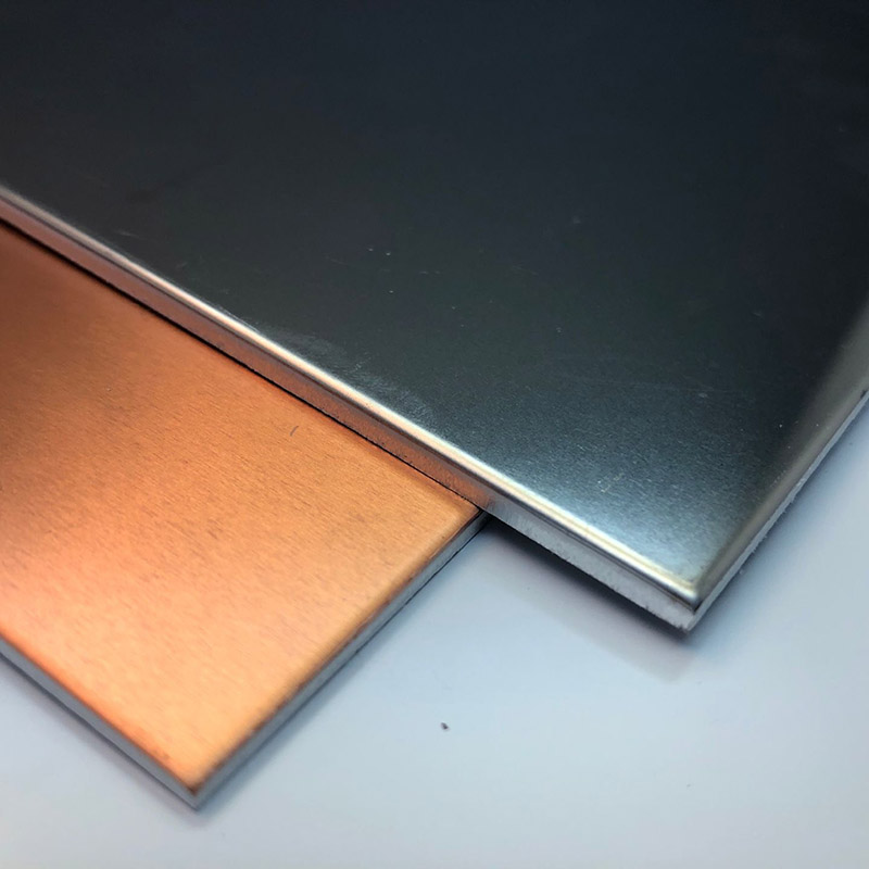 Quality Bimetal Panel Clad with Copper or Stainless Steel 