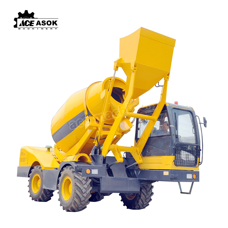  4.0 M3 Auto charging Concrete Mixer Truck