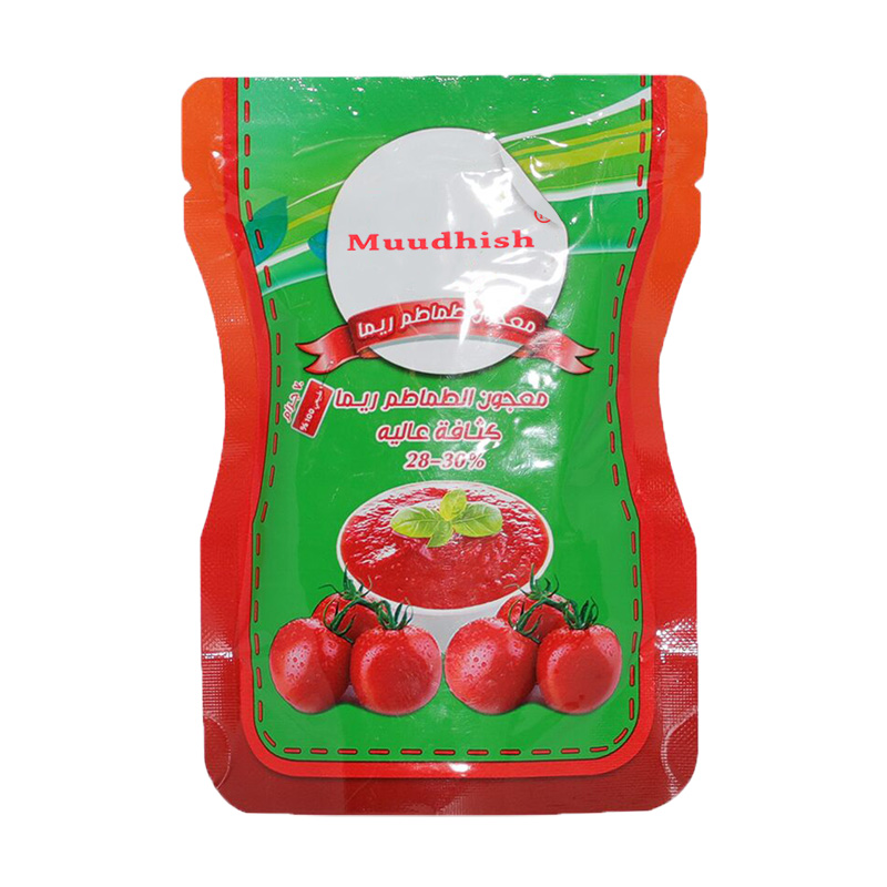 Tomato paste in doypack with waist