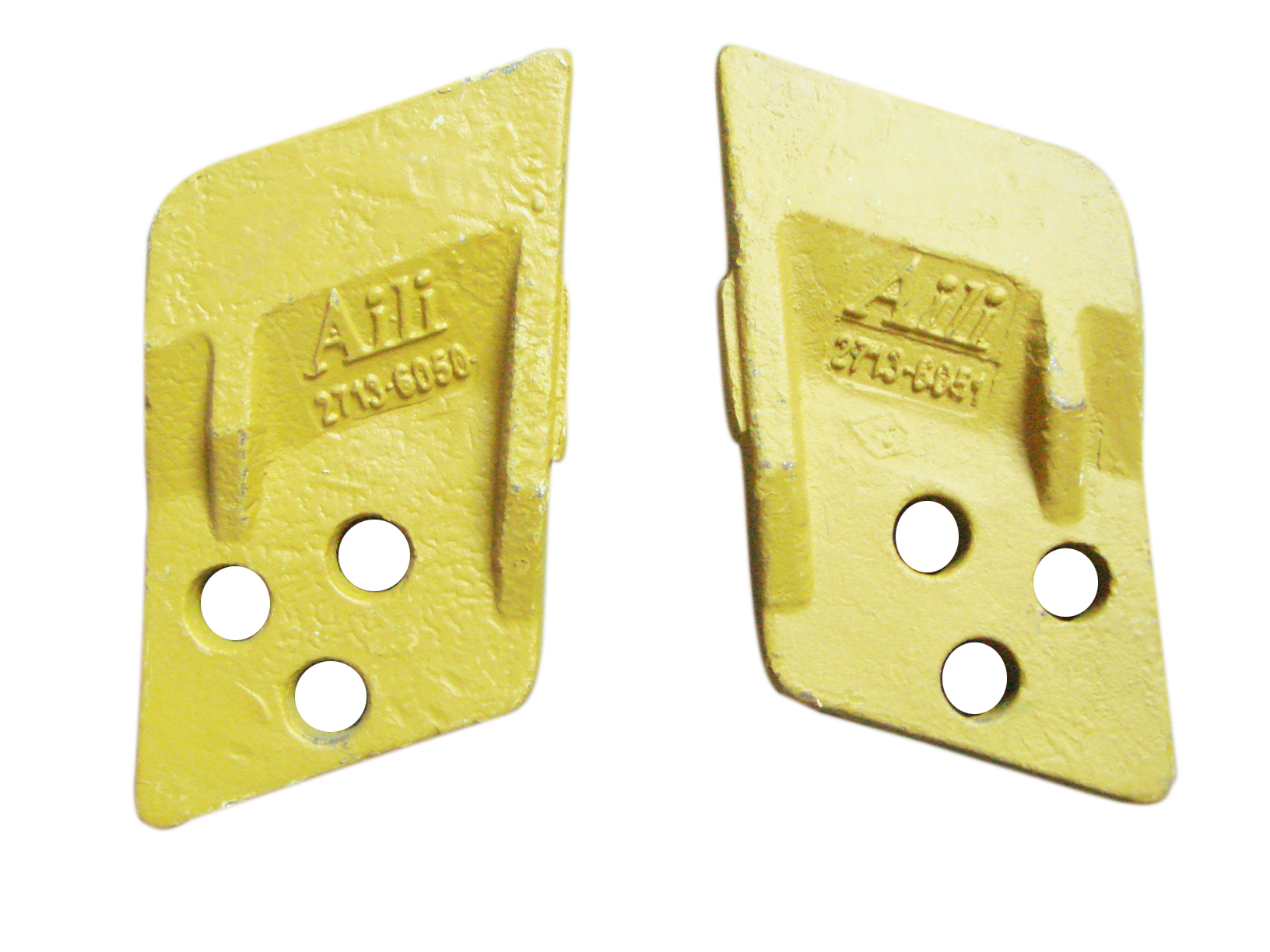 Deawoo 2713-6050 DH55 3-hole Side Cutter Replacement Deawoo S50/S55-5 Bolt-On Side Cutters