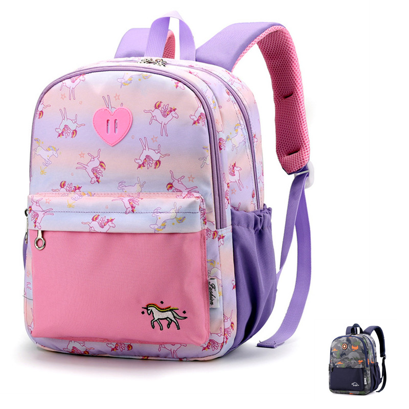 Children's Cute Shoulders Light Weight Ridge Protection Wear-resistant Backpack XY6748