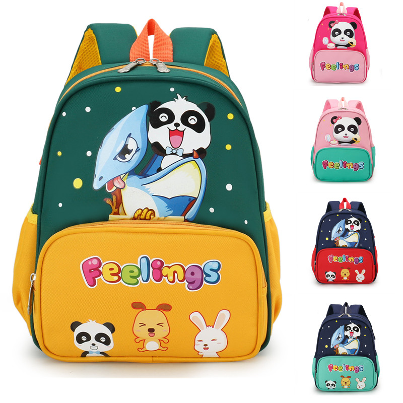 Children's Cartoon Backpack Kindergarten School Bag Anime Panda Backpack XY6735