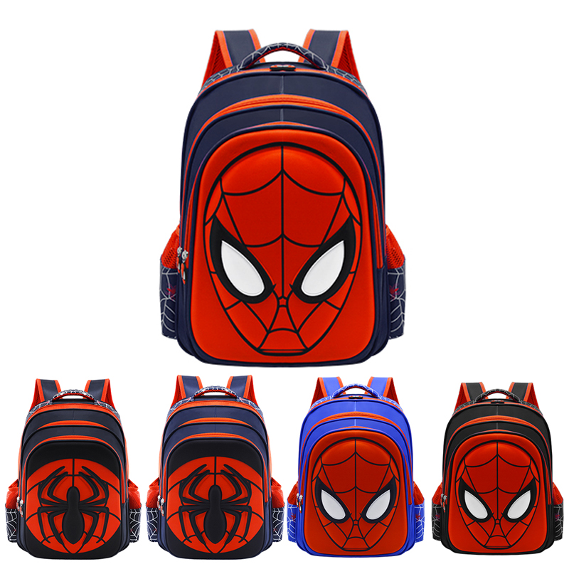 Spiderman Cartoon Cool Waterproof Children's Schoolbag XY6713