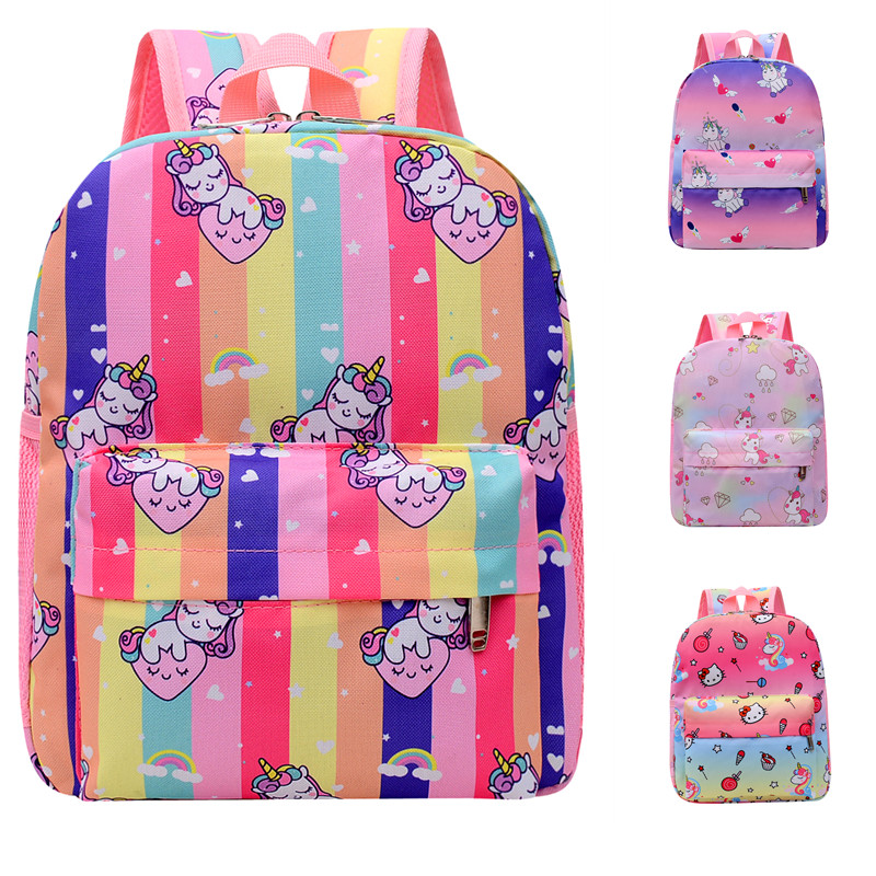 Kindergarten Unicorn Schoolbag Cartoon Cute KT cCat Print Backpack ZSL118