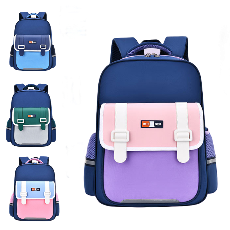 2023 New Primary School Schoolbag Waterproof High Capacity Backpack