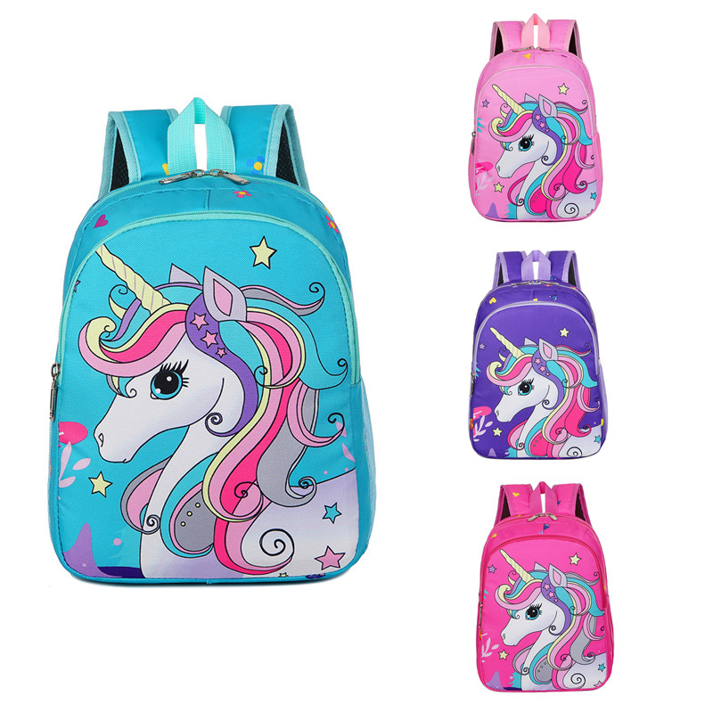 Unicorn children's backpack kindergarten cartoon cute schoolbag XY6736