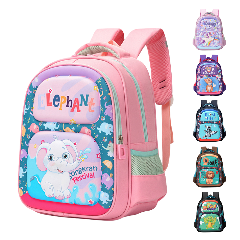 Cartoon animal bags2023 fashion large size preschool children's schoolbag 