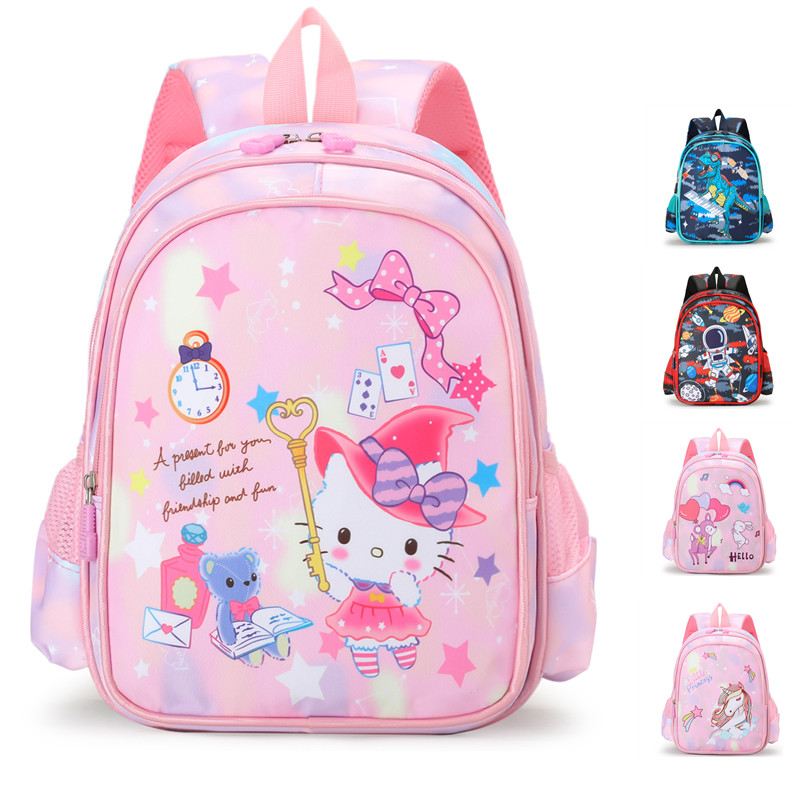Cartoon Cute Schoolbag Ultra Light Dinosaur Unicorn KT Cat Backpack XY6756