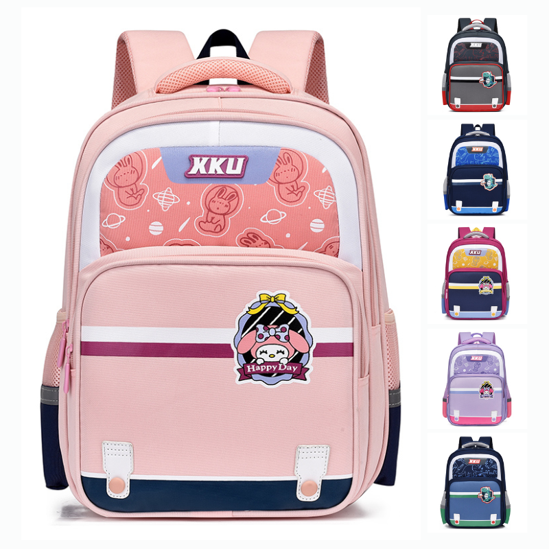  Waterproof cartoon backpack Boys and Girls Backpack primary school Bag 