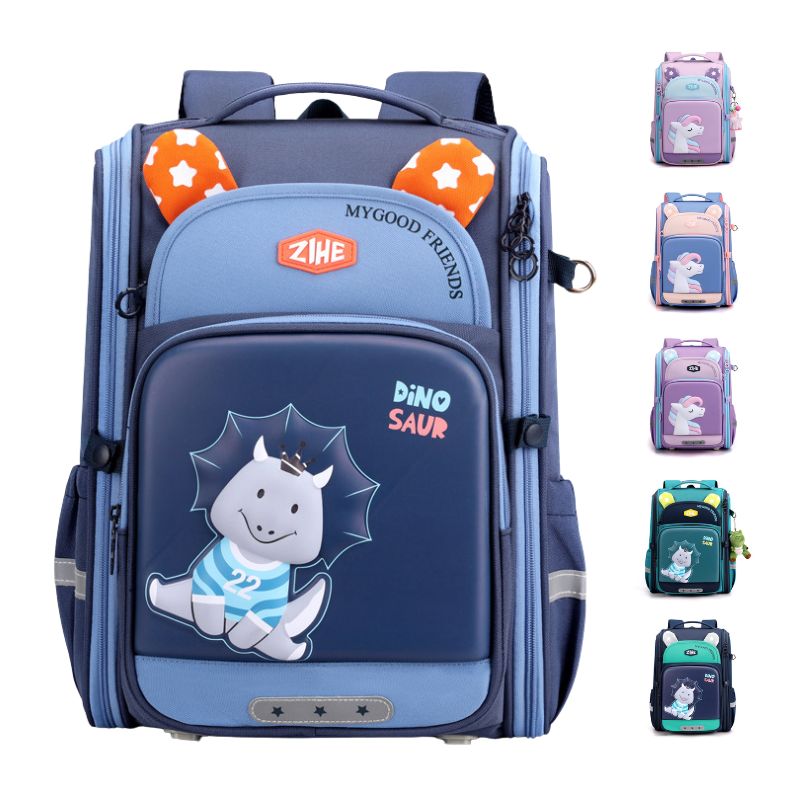 Girls And Boys Primary Schoolbag Student's Backpack for Teenagers Kids Pony Dinosaur bookpack
