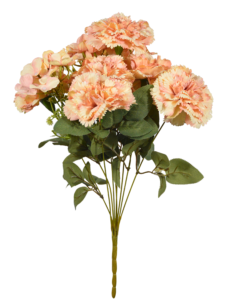 Wholesale China Artificial Carnation Flowers Bouquets-carnation hydrangea bouquet YANG