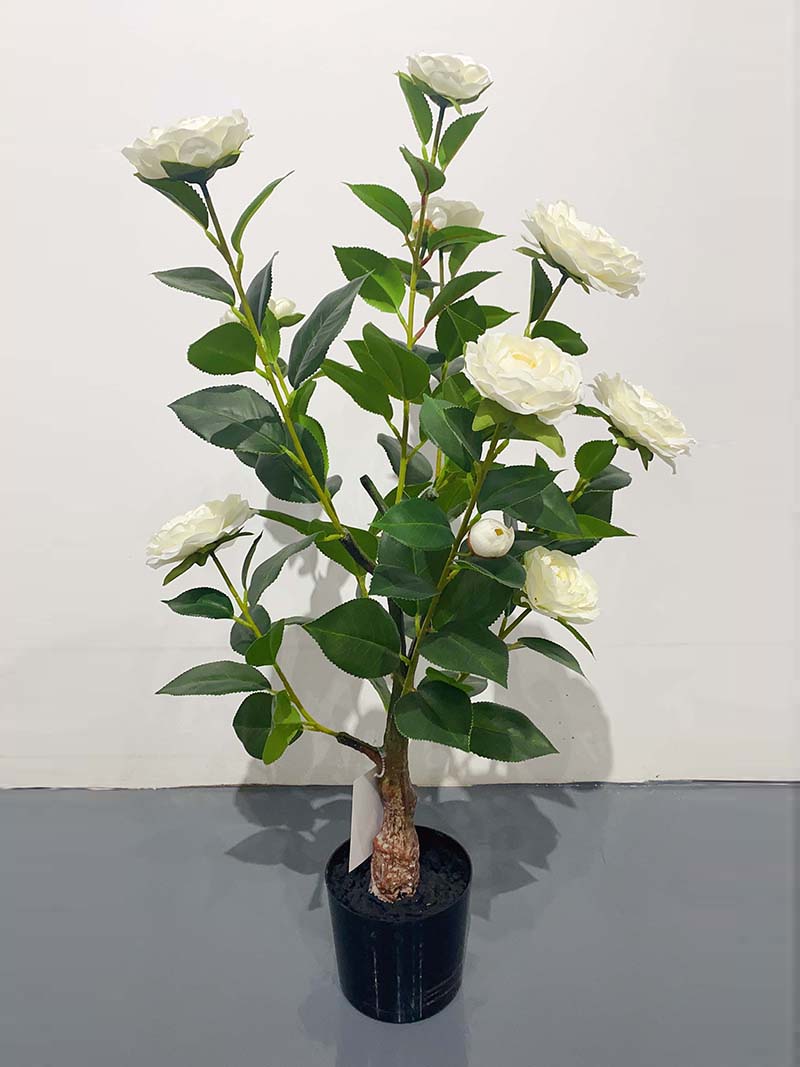 Faux Camellia Plant Tree Fake Tree Artificial Tree for Home and Office indoor outdoor Decoration-flower trees XY5230121