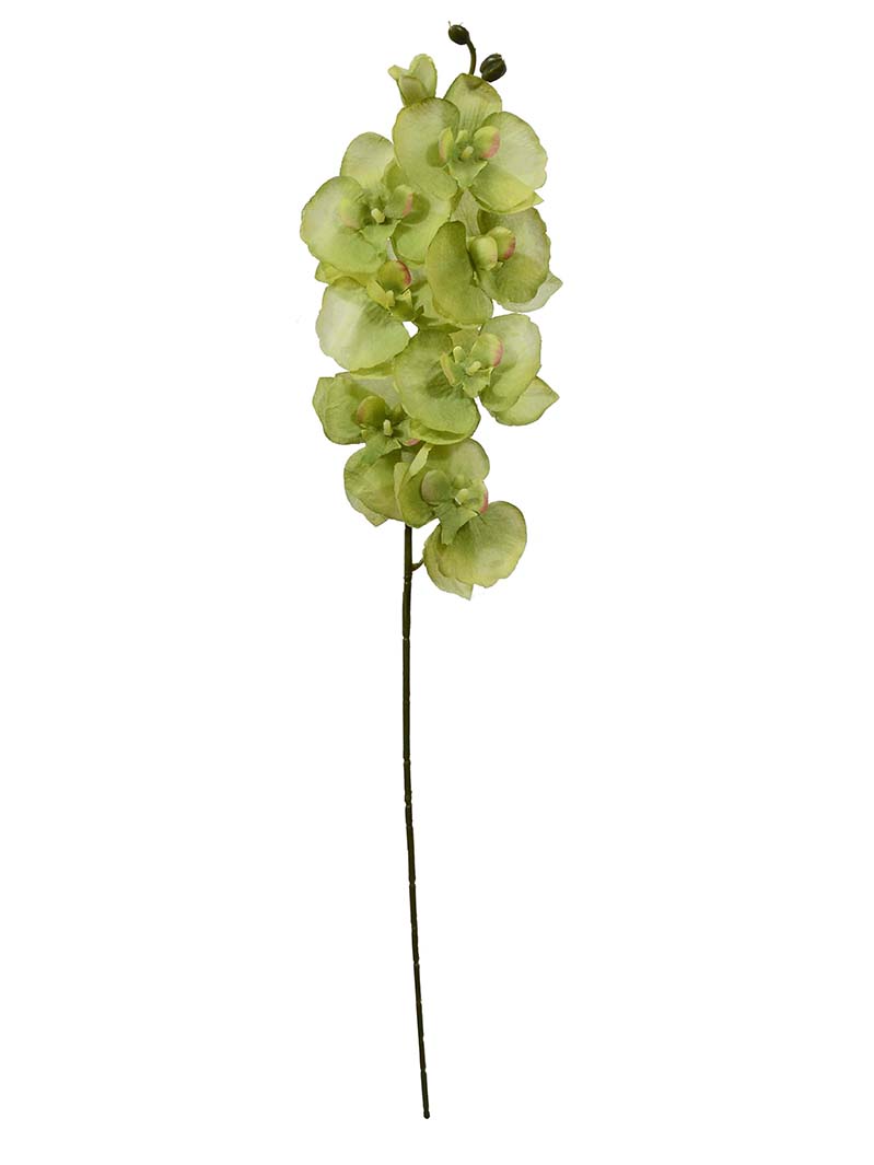 Autumn colors Artificial Butterfly Orchid Fake Phalaenopsis Flowers Home Office Wedding Decoration-butterfly orchid spray-YA3017013