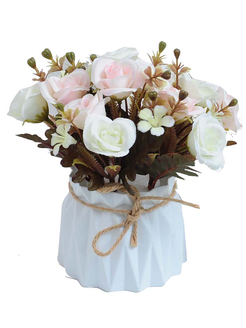 Artificial Flowers Fake Flowers Silk Rose Bouquets Decoration  for Table Home Office Wedding-YA0625037