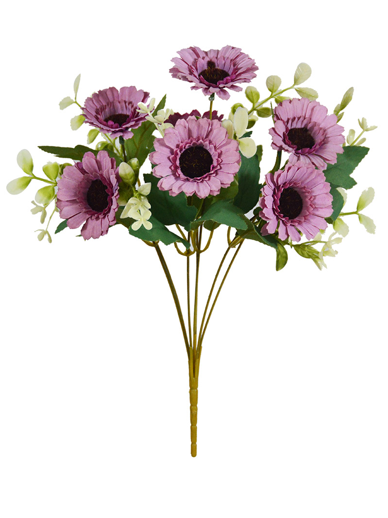 Tianjin Wholesale Artificial Seven Heads Daisy Flowers in Bulk
