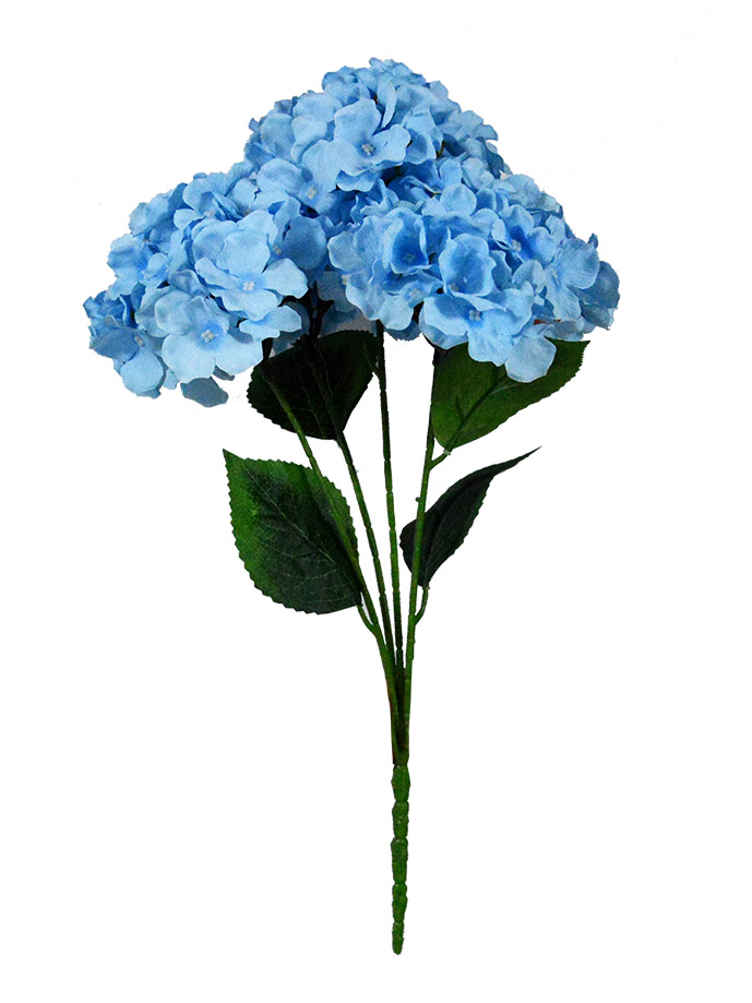 Artificial Factory Wholesale Five Branches Hydrangea Flowers for Wedding Decoration