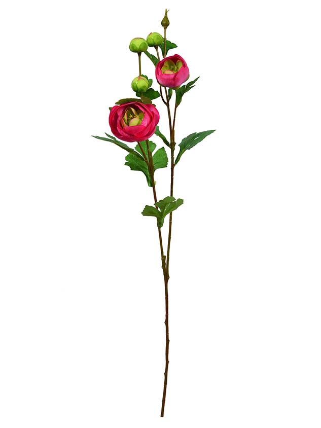  Artificial Silk Flowers Persian Buttercup Fake Flower  Long Stem Ranunculus Artificial Flowers for Bridal Bouquets Wedding Table Arrangements  Centerpieces Home Decor-ranunculus spray YA3017006