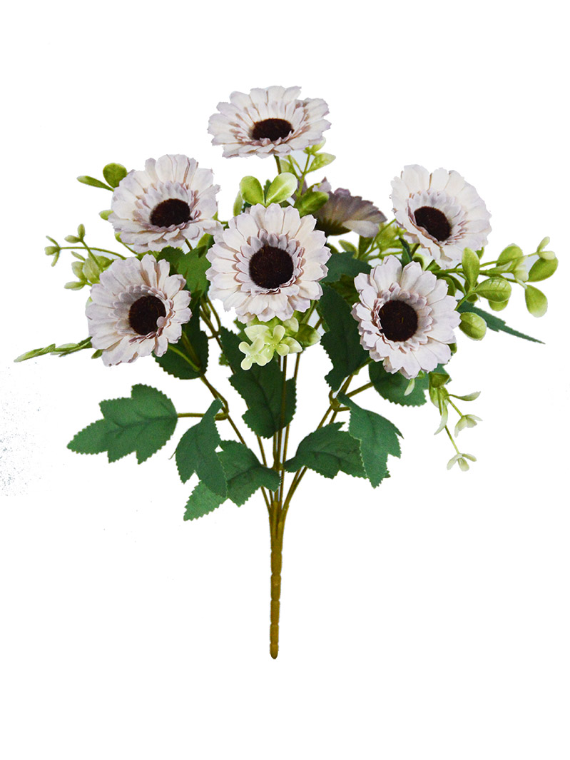 Tianjin Wholesale Artificial Seven Heads Daisy Flowers in Bulk