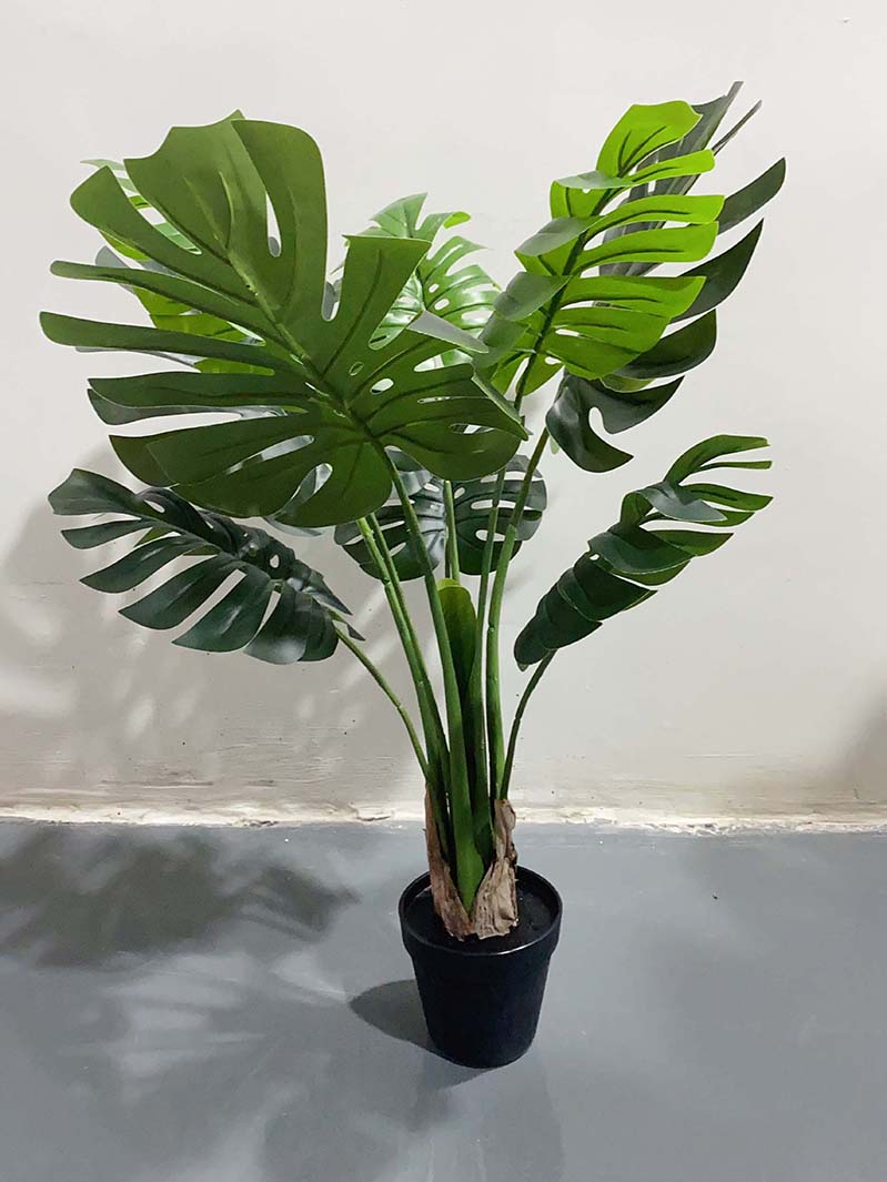 Artificial monstera Topiary Tree Double Ball Fake monstera Potted Plants for Indoor Outdoor Farmhouse Decor Green-other tree XY5230210/XY5230211/XY5230212/XY5230213/XY5230214/XY5230215XY5230216/XY5230217