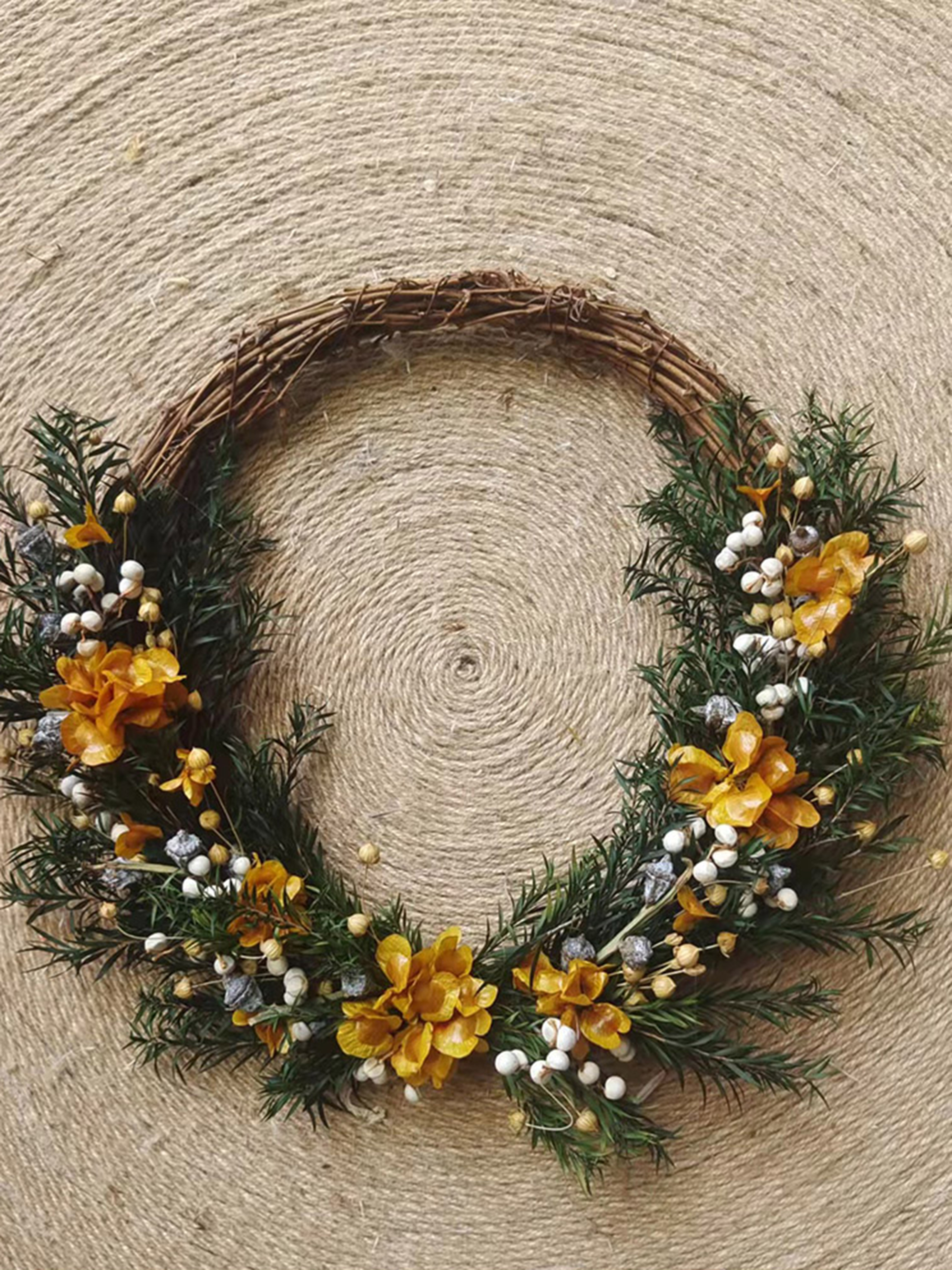 Top Quality Artificial Greenery Wreath for Your Home