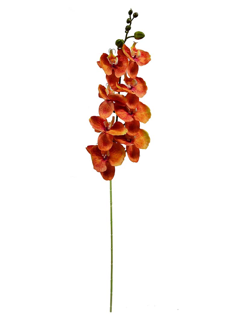 One branch Orchid Stems Artificial Flowers Real Touch Latex Faux Phalaenopsis for Spring and Summer-butterfly orchid spray YA3017015
