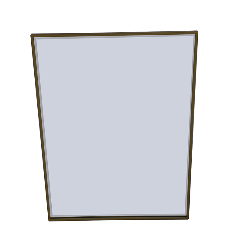 Modern Rectangular Wall Mirror Beveled for Bedroom Washroom Porch 