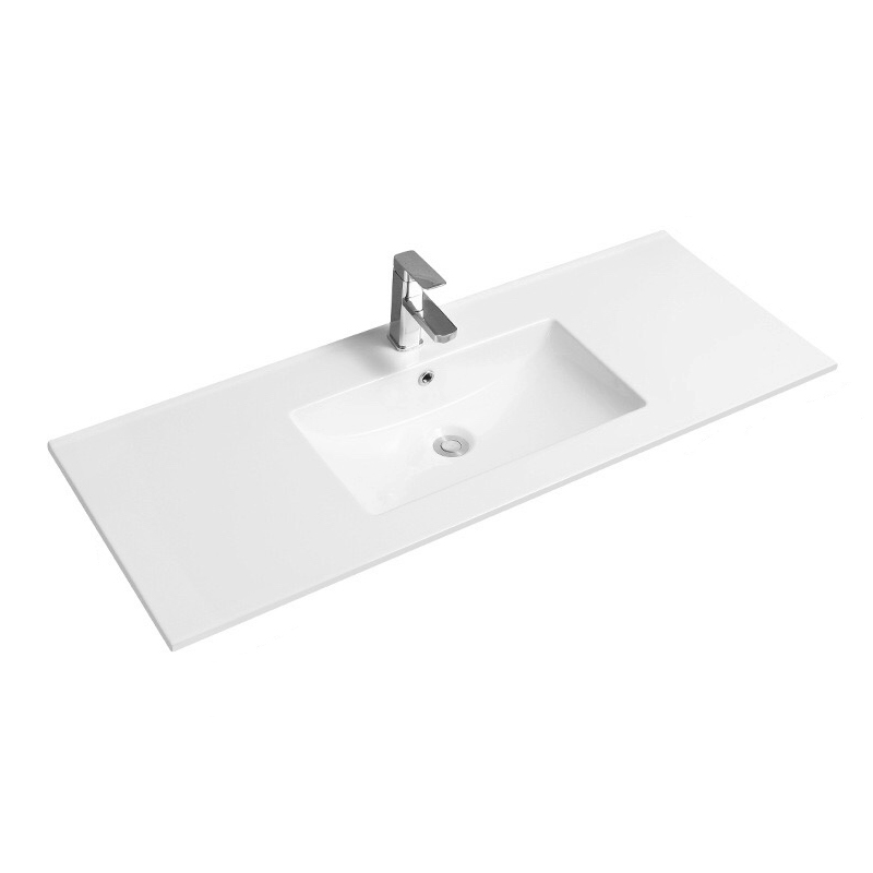 390mm width long narrow bathroom sink rectangular thin edge cabinet basin ceramic vanity top wash basin
