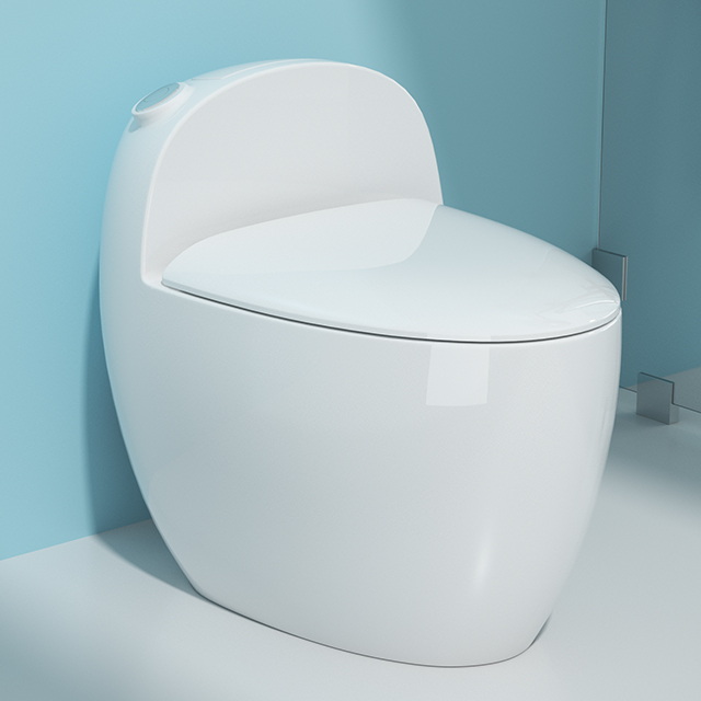 New design one piece flush toilet bathroom short tank porcelain toilet
