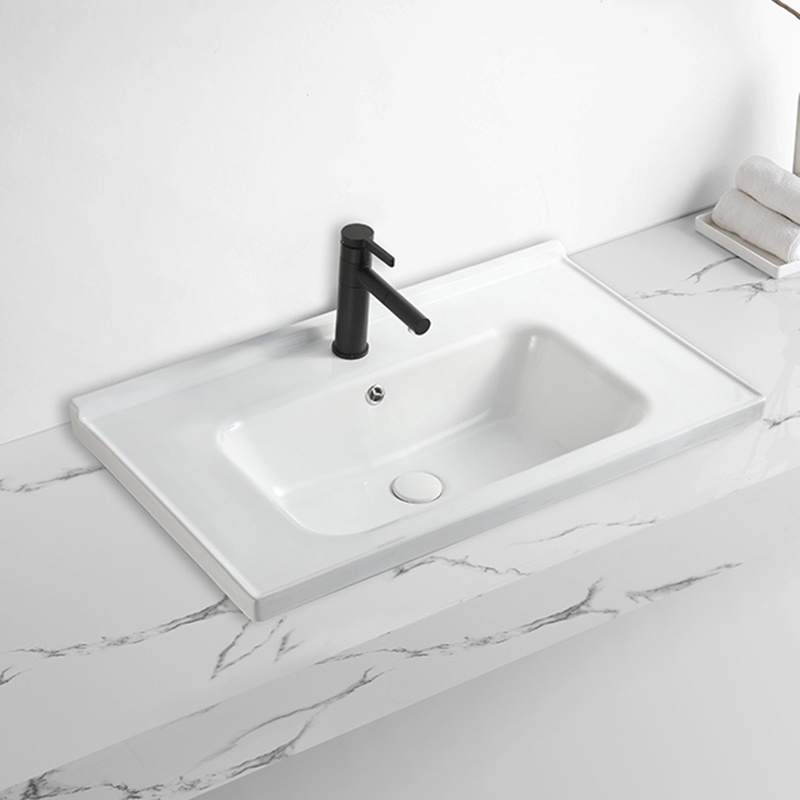 Lavamanos stone sink ceramic solid surfaces cabinet basin countertop bathrooms vanity basin modern