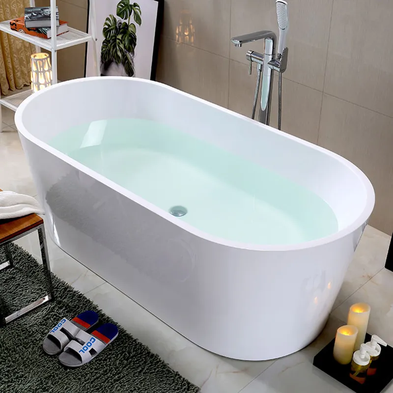 Freestanding Soaking Oval Bathroom Extra Large Bath Tub