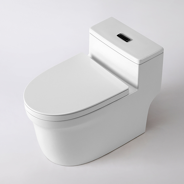 Inodoro De Lujo s Trap Short Single Toilet Ceramic One Piece Elongated Bathroom Sanitary Ware WC
