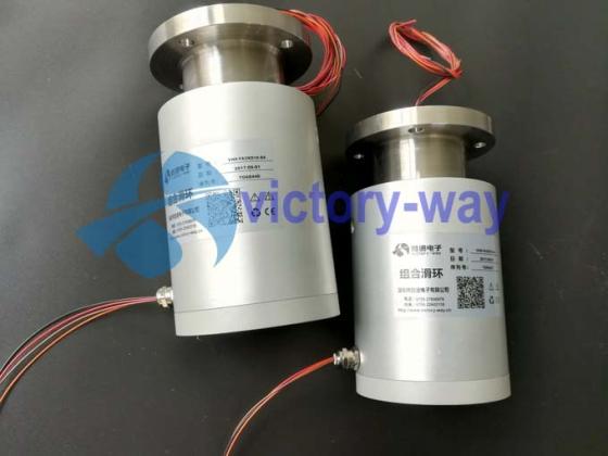 Platter Slip Ring With Through Bore 5.0mm, JINPAT PCB Rotary Joint With 5 Wire For Exhibit/Display Equipment