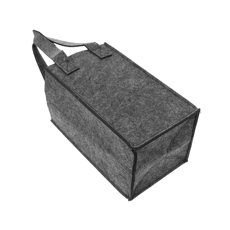 High-Quality Felt Basket with Handles for Organizing and Storage
