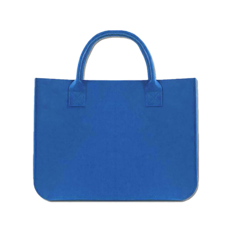 Eco-friendly Custom Logo Casual Large Capacity felt bag women felt tote bag shopping handbags