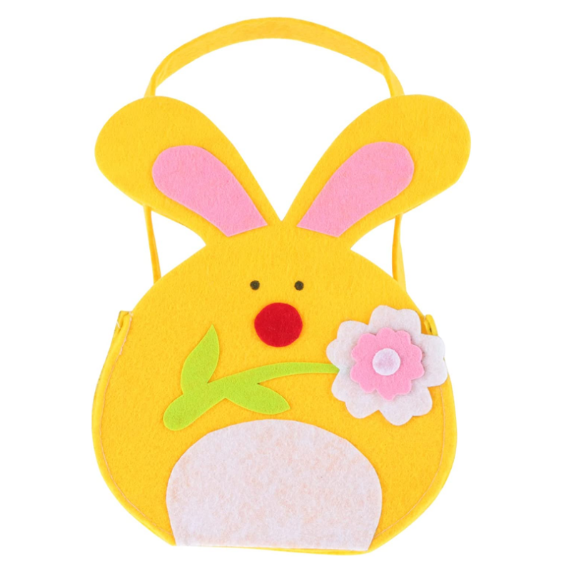 Easter Bunny Bags Non- woven Fabric Rabbit Ear Candy Gift Baskets