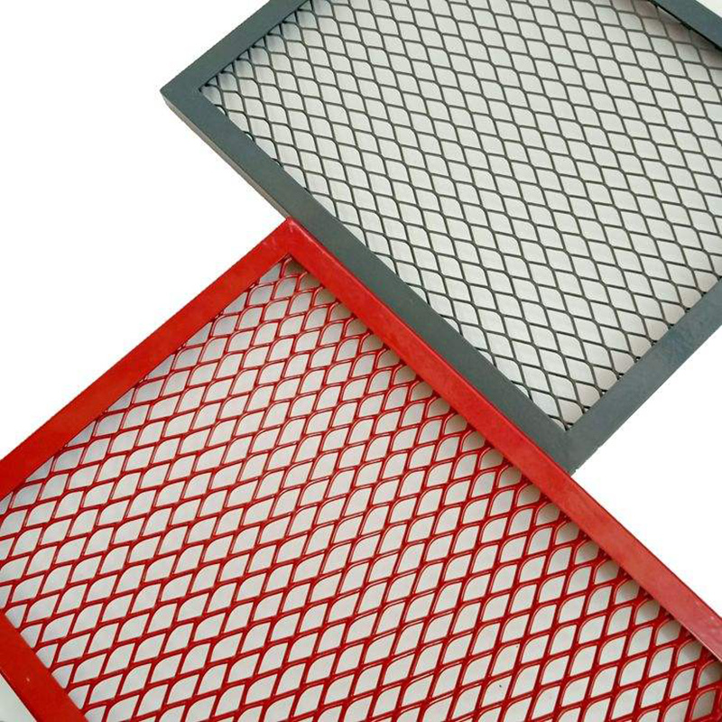Silver Leaf Guard Expanded Steel Mesh for Bbq Diamond Hole with Raised Factory Professional High Quality