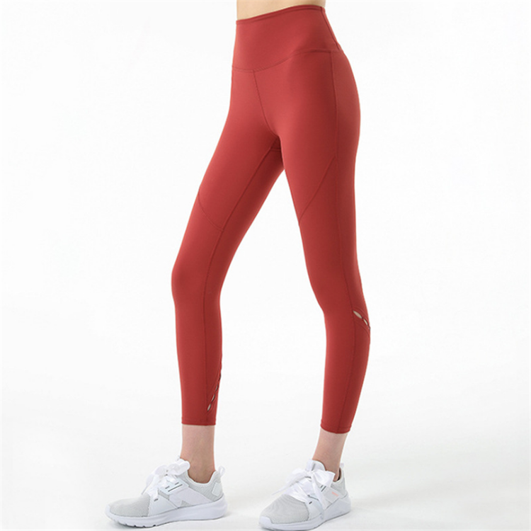 Hot Selling Customized Color Yoga Wear Activewear Lacer Cut Leggings