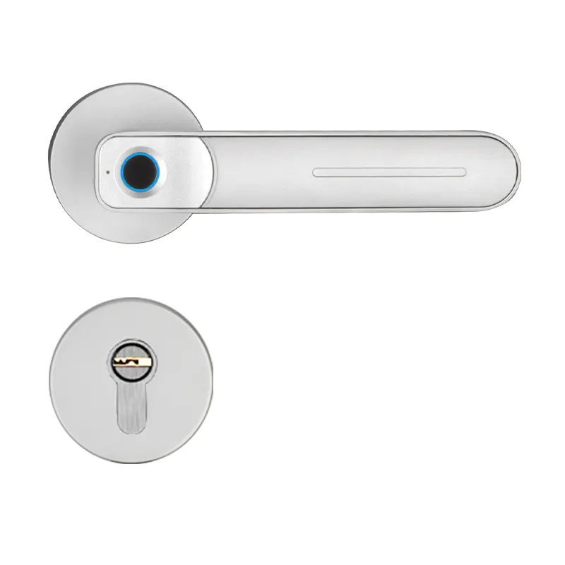 Popular bedroom door lock electronic password intelligent household fingerprint lock handle
