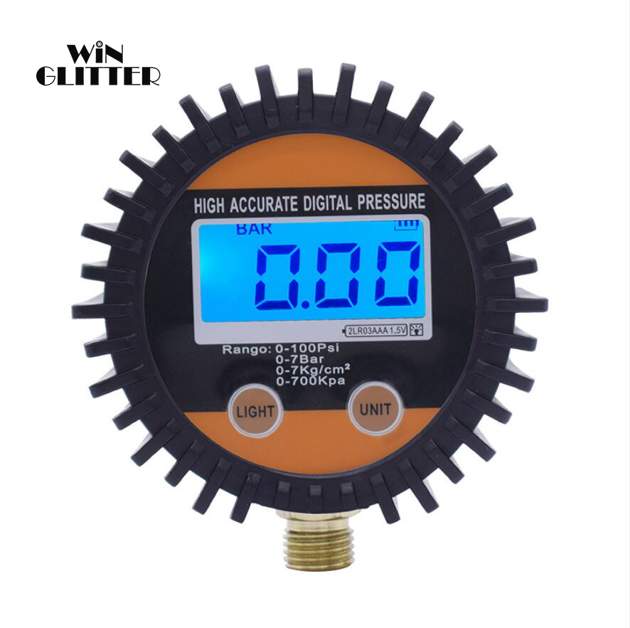 Y-T040 Manufacturer digital dial Air Pneumatic pressure gauge meter Manometer OEM customized 220Psi 15Bar 1800Kpa 15kg/cm2