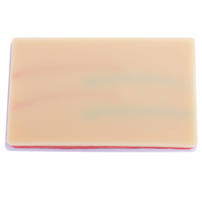 Simulated human skin venipuncture silicone pad